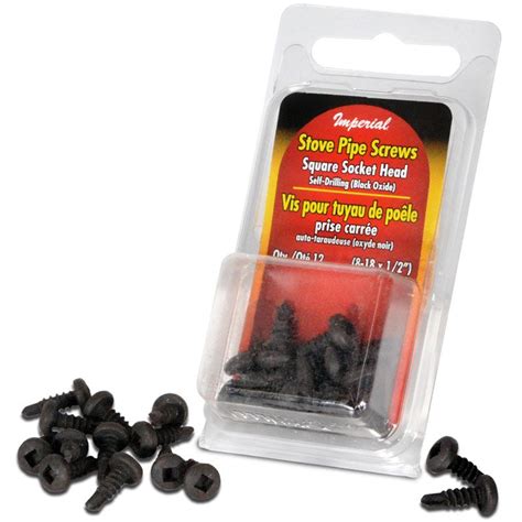 wood stove pipe screws